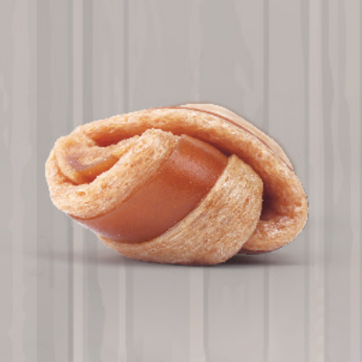Puffed Large Knotted Bones