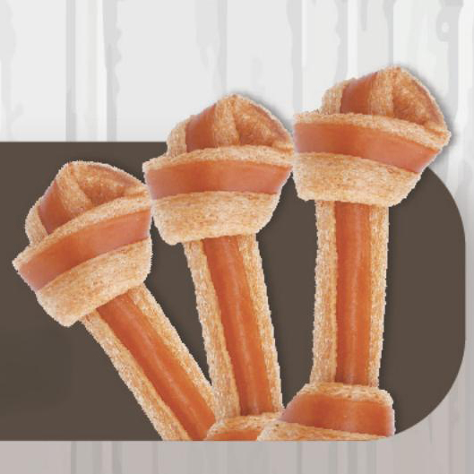 Puffed Large Knotted Bones